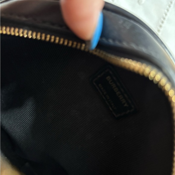 Burberry Beige and Black Striped Crossbody Bag - Picture 8 of 11